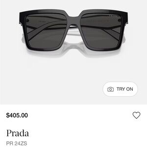 Prada Black Sunglasses spr24z 1AB-5S0